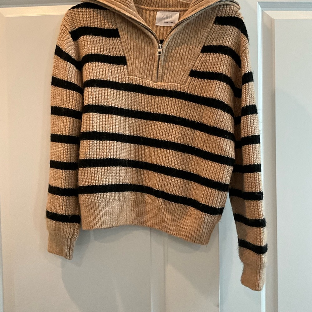 Zara kids collard sweater